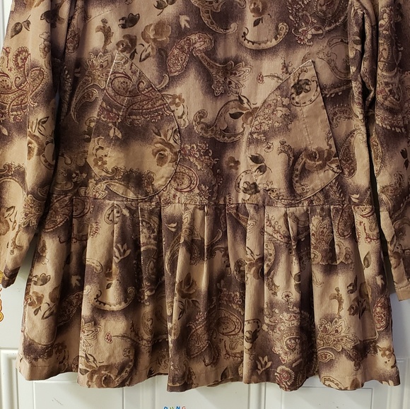 Women Vignette Mini Dress Long Sleeve - Picture 2 of 5